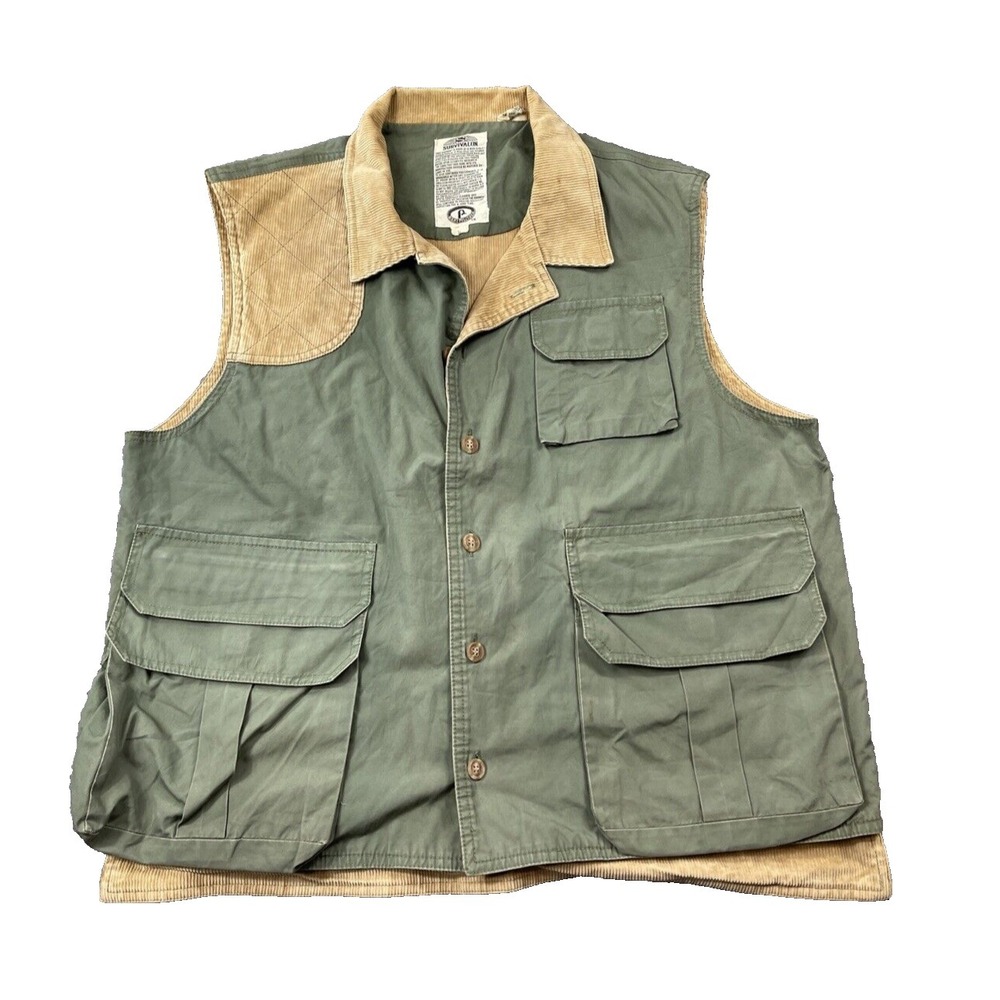 VTG SURVIVALON Bert Pulitzer Shooting Vest Men's Lg Hunting British Hong Kong